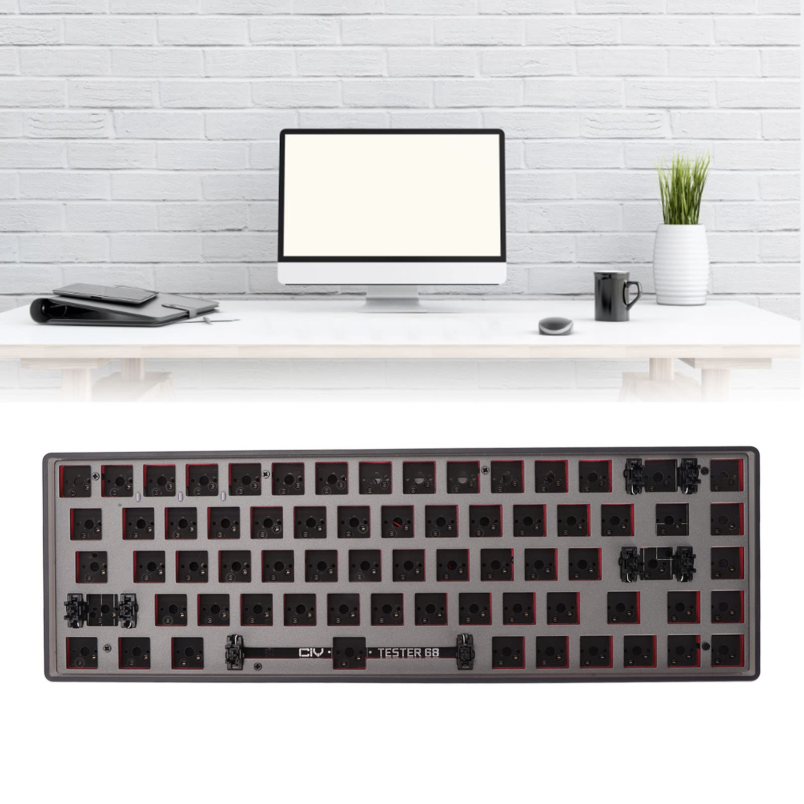 Mua 68 Keys Modular Mechanical Keyboard, Wired Gaming Keyboard DIY Kit ...