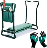 Crystals Heavy Duty Garden Kneeler Stool Foldable Pad with Gloves view 1