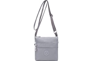 AOCINA Crossbody Purses for Women Lightweight Small Travel Bag Shoulder Purses and Handbags with Multi Zipper Pockets