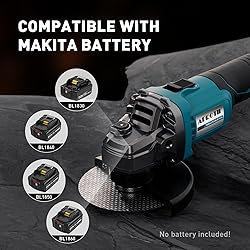 APROTII 4-1/2" Cordless Angle Grinder for Makita