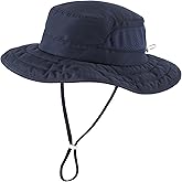 Connectyle Kids Foldable Wide Brim Sun Hat UPF 50+ Sun Protection Bucket Hats Breathable Summer Beach Hat for Boys Girls