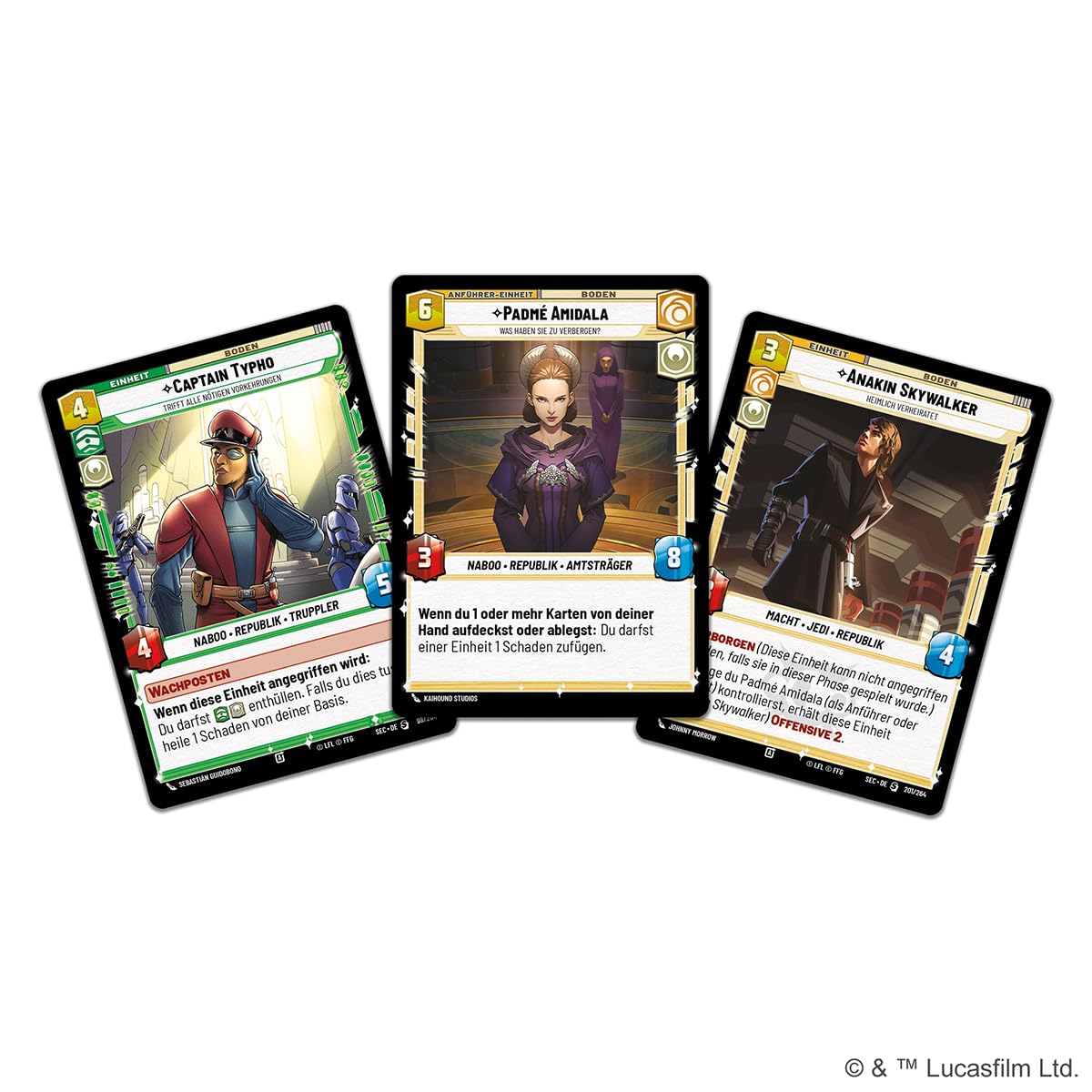 Asmodee - FFG - Star Wars: Unlimited Trading Card Game - Meister der Intrige - Spotlight Deck Padmé Amidala, Exklusive Karten, TCG für Kinder und Erwachsene, Alter 12+, 2+ Spieler, 20 Minuten, Deutsch 3