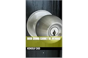 MON GRAND CARNET DE MÉNAGE (French Edition)