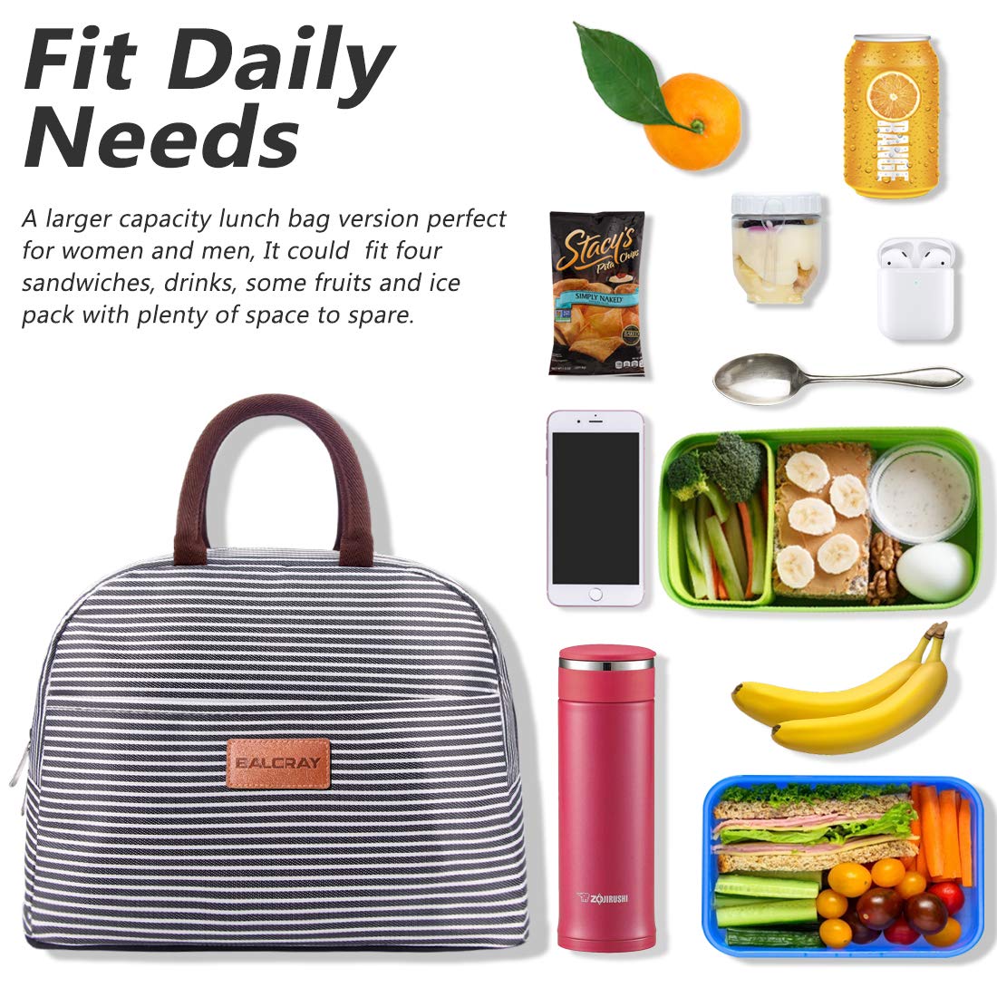 stacy insulated tote bag