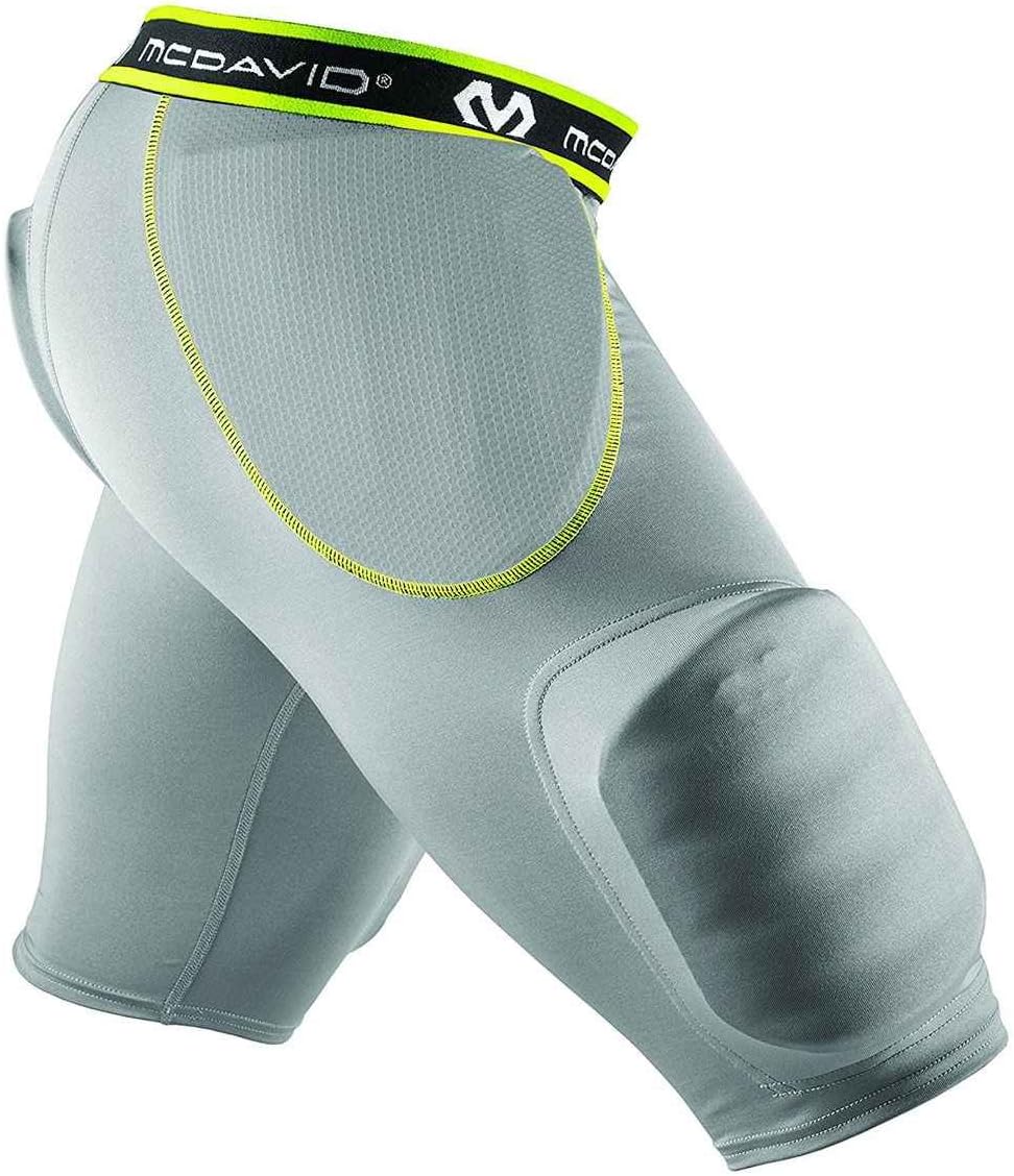 McDavid MD7414 Rival INTG with Hard-Shell Thigh Guards Football Girdles : Sports & Outdoors