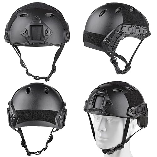 M88 US Military Airsoft Tactical Helmet Black Resin - View #6
