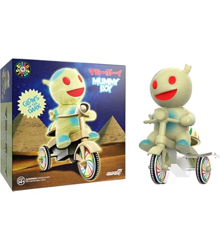 Amazon.com: Super7 Super Cycles Mummy Boy with Glow in The Dark