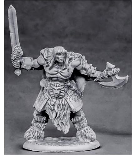 Figurina Talnyth Elfo Barbaro - Bones 4 Reaper, Miniatura Per RPG (40mm) #77740