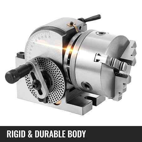 Machineing Divider Mua VEVOR MT2 Divider with Jaw Chuck, Rotary Table with Indexing Height ...