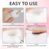 MULAFEE Eyelash Extension Cleanser 60ml Kit with Brush Rinse Bottle view 3