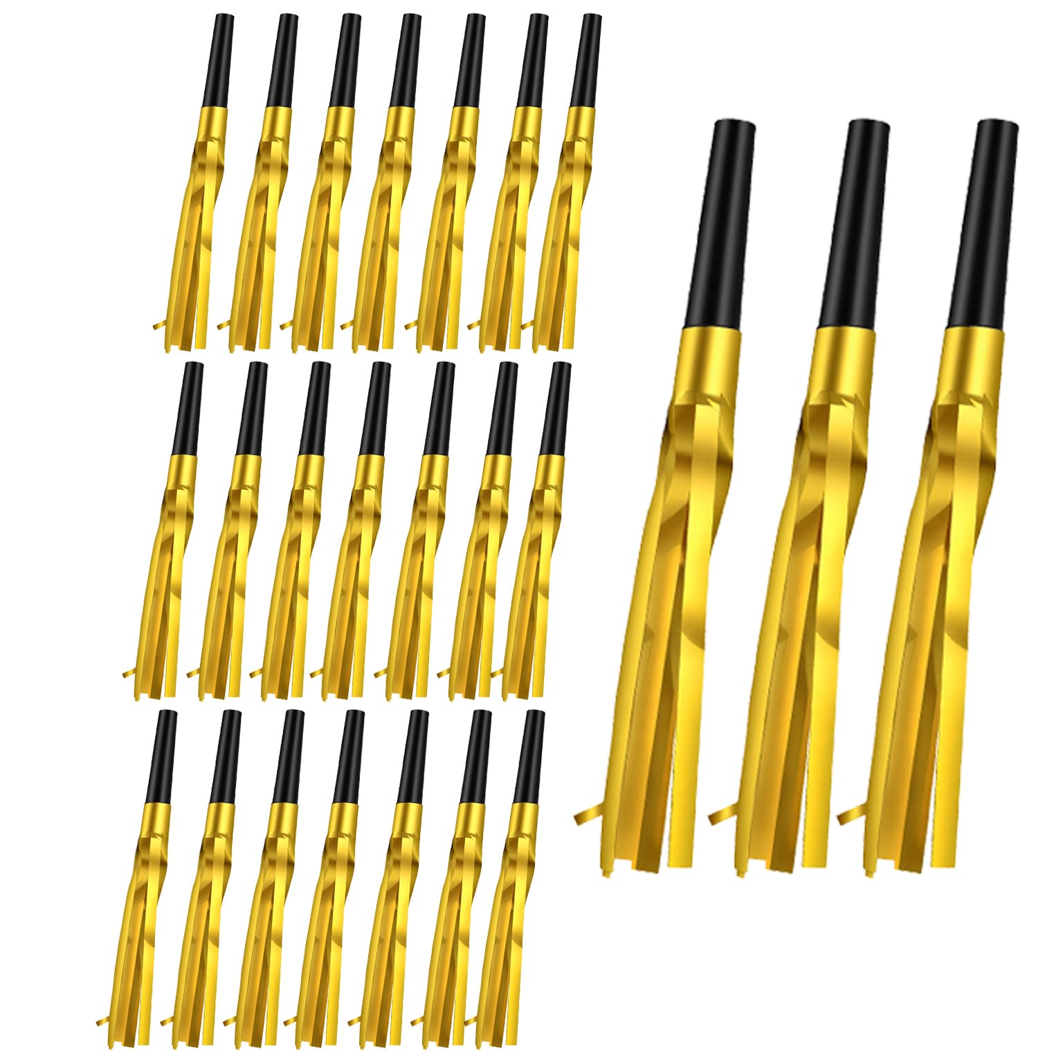 24 Pcs Party Blowers, Kid-Friendly & Adult-Approved Noise Makers, Colorful Celebratory Props for Festive Gatherings, Birthdays and Joyous Events