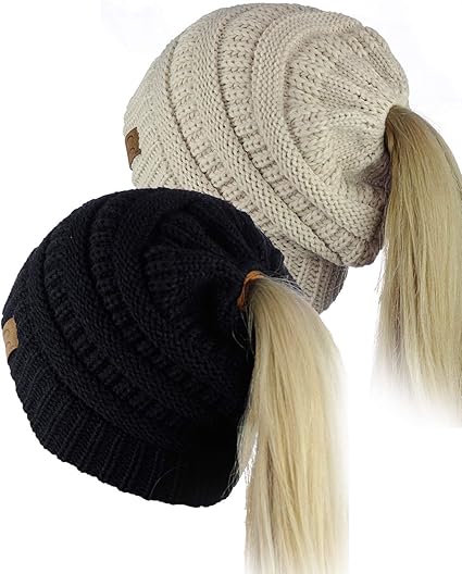 ponytail beanie hat