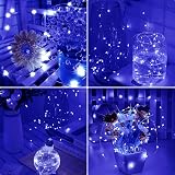 Cshare 3 Meter LED Fairy Lights Battery Operated 50 LEDs Silver Wire view 6