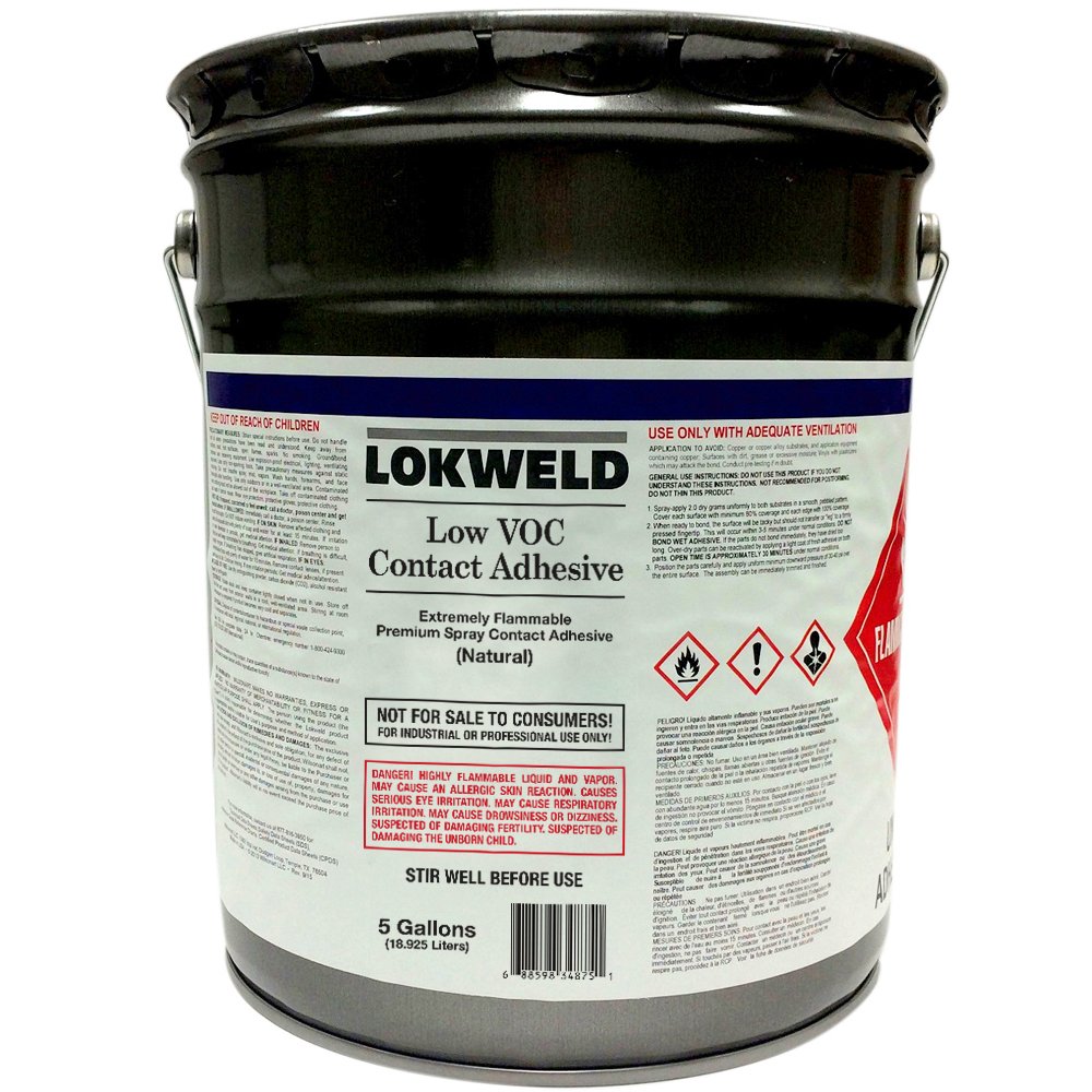 Lokweld Low VOC (OTC Compliant) Contact Adhesive 5 Gallon The Dead Bell