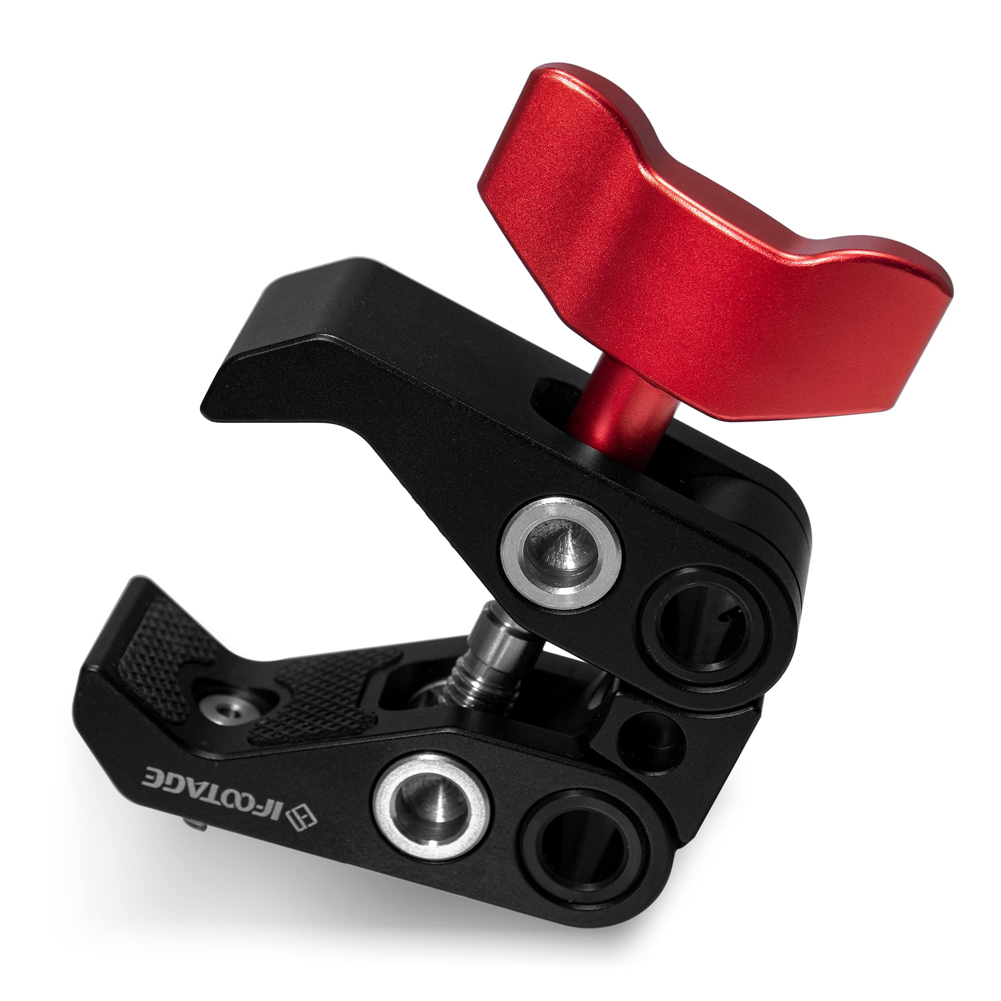 IFOOTAGE PC-01 Camera Clamp Mount, Tripod Clamp with 1/4" Screw & 3/8" Thread, Compatible with Gopro/Camera/Lights/Magic Arms