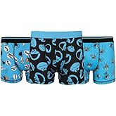 Bioworld Sesame Street Cookie Monster Men's 3-Pack Boxer Briefs