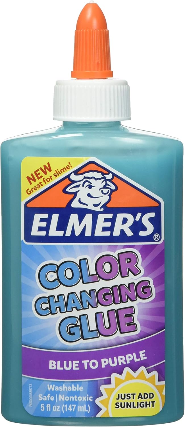 Amazon De Elmer S Kleber Mit Farbwechsel 147 Ml 1 Packung Blau