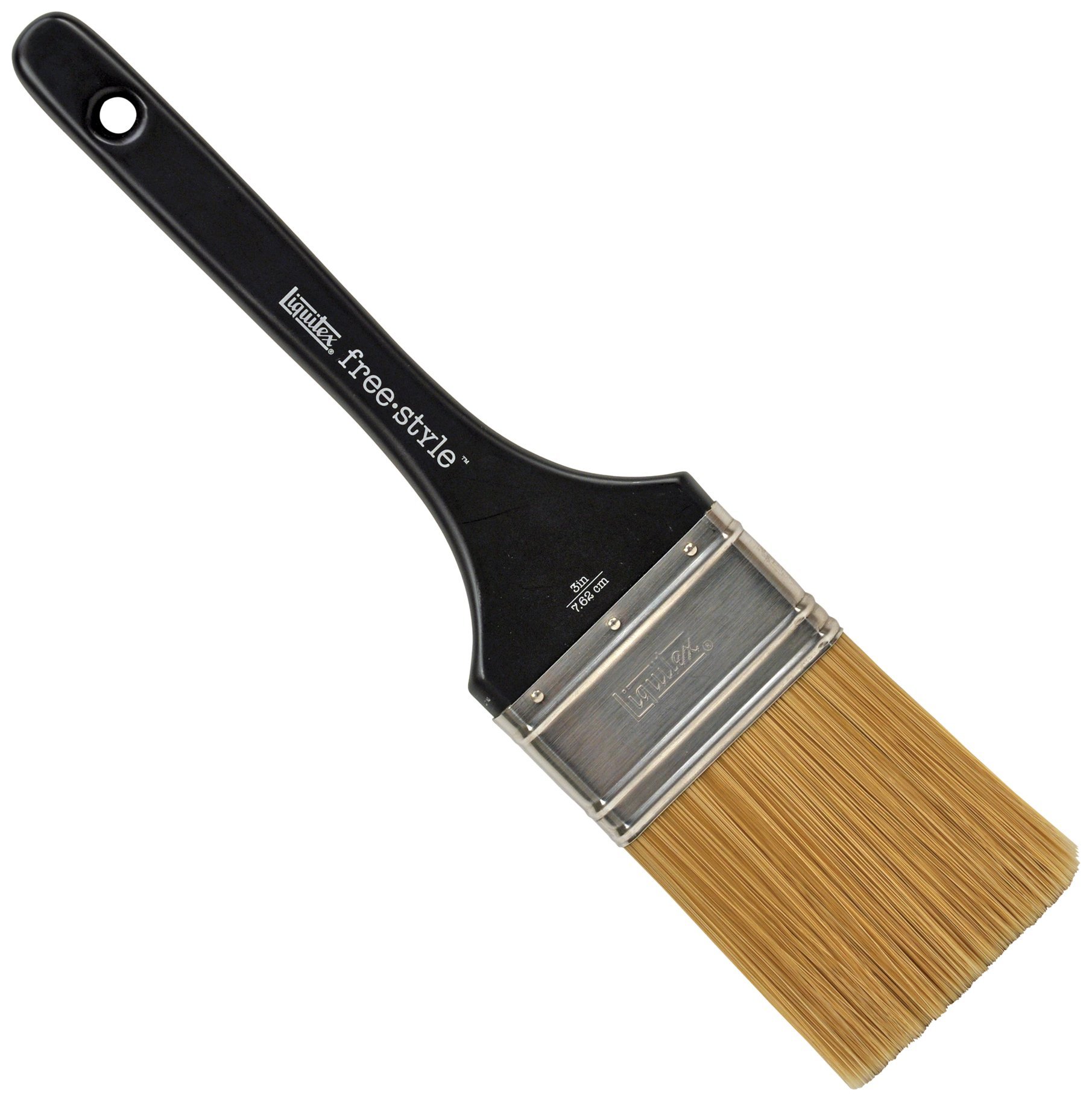 Liquitex 1300603 Professional Freestyle Large Scale Brush, Beige, Silver, Black, Universal Flat 3-inch