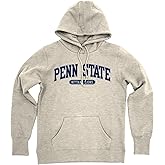 Blue 84 NCAA womens Ncaa Officially Licensed Womens Hooded Sweatshirt Applique Oatmeal