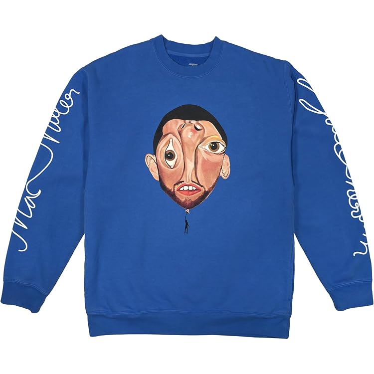 Mac Miller Official Merch Blue Balloonerism Tee | Amazon.com