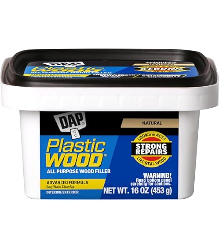 Amazon.com: DAP Plastic Wood-X with DryDex Wood Filler, Natural