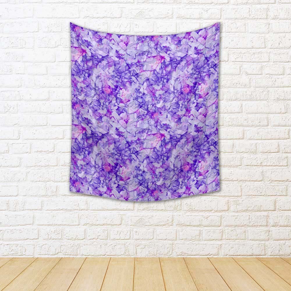 ArtzFolio Bright Purple Velvet Fabric Tapestry Wall Hanging 36inch x