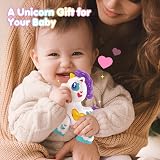 hahaland Unicorn Toys for 1 Year Old Girls Musical Light Up Interactive Travel view 8