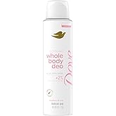 Dove Whole Body Deodorant Cooling Spray Raspberry & Rose Aluminum Free 4oz