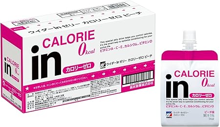 Amazon ウイダーinゼリー カロリーゼロ ピーチ 180gx6個 ウイダー 栄養補給ゼリー