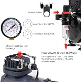 SwitZer Airbrush Paint Kit with Tank Two Double Action BDS 132 and BD-128P view 5