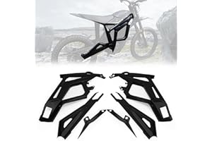 YIBEICO Body Frame Protective Cover for Talaria Sting MX3 MX4 MX4 MX5 EVO/EXPE Protective Case,Body Frame Protector Guard Sticker, E-Bike Accessoires for Talaria(Shiny Black)