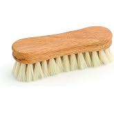 BRUSH FACE WHITE GOAT HAIR