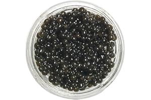 CAVIAR STAR Royal Dark Beluga Hybrid Caviar - Huso/Baerii Sturgeon Roe - Giaveri Italian (2 ounce (56 grams))