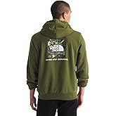 The North Face mens Evolution Box Camo Fill Hoodie | Sweatshirt With 2 Piece Hood, Adjustable Drawcord, Kangaroo Hand Pocket