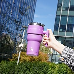 Konokyo 40 oz Tumbler with Handle and 2 Straw 2