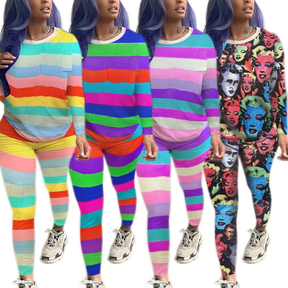 rainbow stripe tracksuit