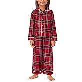 Lanz of Salzburg Sleepwear for Children Classic Long Sleeve and Pant Holiday Flannel Boys and Girls Pajamas (Toddler & Kids)
