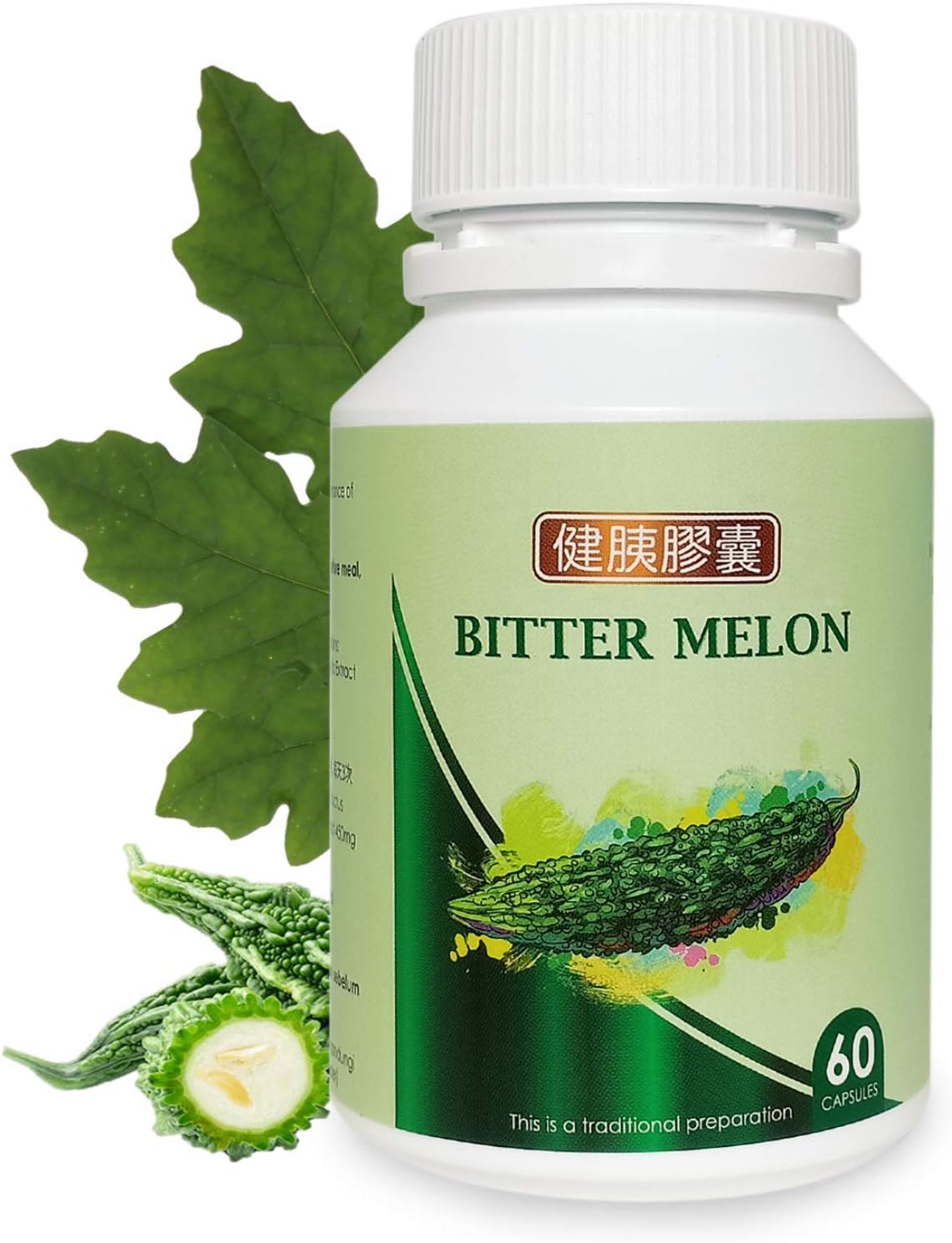 Bitter Melon Capsules 450mg 60 Capsules/Bottle Blood Sugar Support