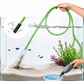 boxtech Fish Tank Water Change,Aquarium Gravel Vacuum Siphon | Powerful Siphoning Action,2-in-1 Functionality,Hands-Free Squeeze Start for Aquarium Water Filter