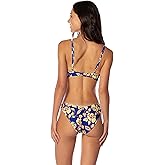 Maaji Womens Cobalt Flora Reversible Regular Rise