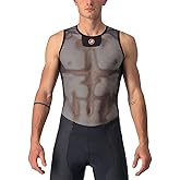 CASTELLI Men’s Core Mesh 3 Sleeveless, Lightweight Breathable Base Layer for Hot Weather Cycling, Quick-Dry Riding Undershirt