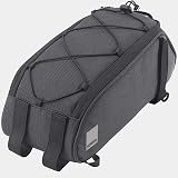 HOMPER Cycle Saddle Rear Rack Pannier Bag 7L Black with Shoulder Strap view 4