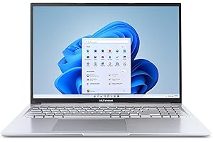 ASUS VivoBook 16 Laptop, 16” WUXGA (1920 x 1200) 16:10 Display, AMD Ryzen 9 7940HS CPU, AMD Radeon™ Graphics, 16GB RAM, 1TB SSD, Windows 11 Home, Cool Silver, M1605XA-EB96