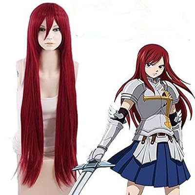 HOT! Fairy Tail Erza Scarlet Long Straight Red Anime Kenya | Ubuy