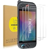 Lokyoo 3 Pack Screen Protector Designed for Nintendo Switch 2, Ultra HD | Transparent Clear, Anti-Scratch, Bubble Free, Compatible with Switch 2