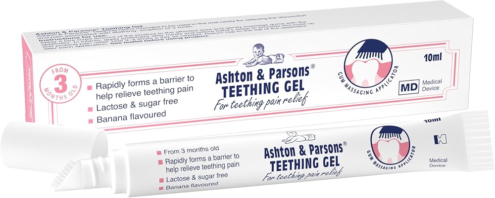 Ashton & Parsons Teething Gel 10ml Lactose-Free Anesthetic-Free