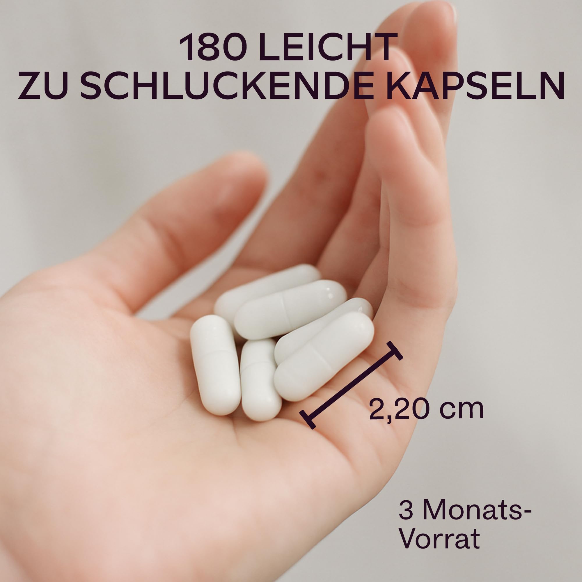 Magnesium Komplex Hochdosiert 1651mg | 425mg Elementares Magnesium Premium mit 5 Formen: Bisglycinat Chelat, Magnesiumcitrat, Malat, Taurate, Magnesiumoxid - Energie, Muskeln, Nerven - 180 Kapseln 7