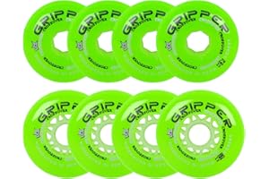 Labeda Roller Hockey Wheels Gripper Crossover Set of 8 - Choose Color/Size