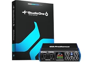 PreSonus Studio 24c 2x2, 192 kHz, USB Audio Interface with Studio One DAW Recording Software
