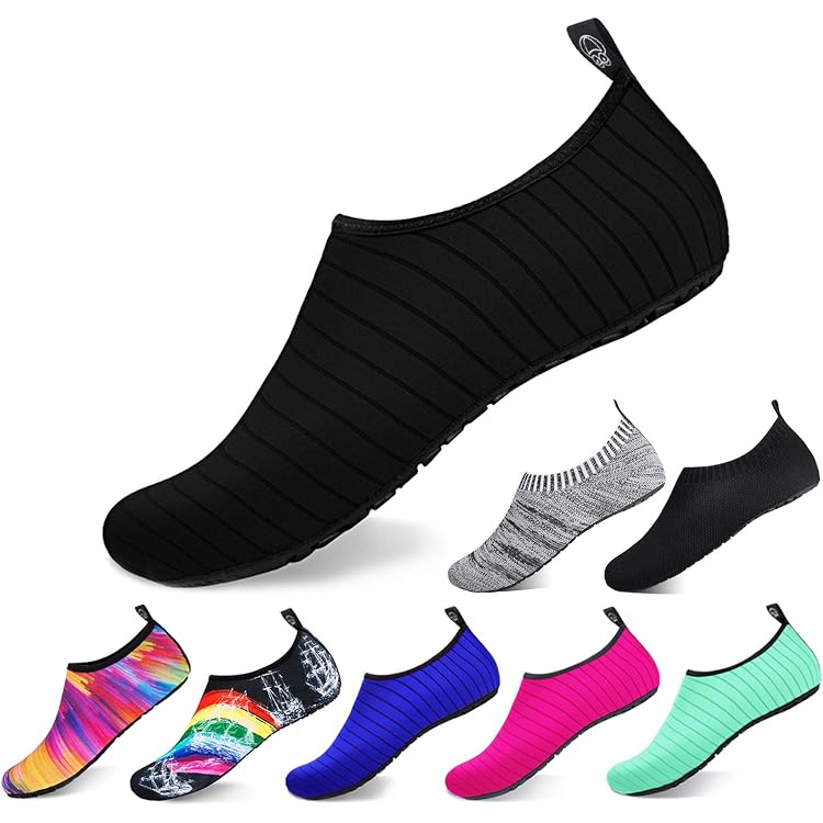 Chaussures Aquatiques Todaysunny à Séchage Ultra Rapide - Chaussons Pieds Nus Pour Plage, Natation, Yoga Et Sports Nautiques Hommes Femmes Enfants